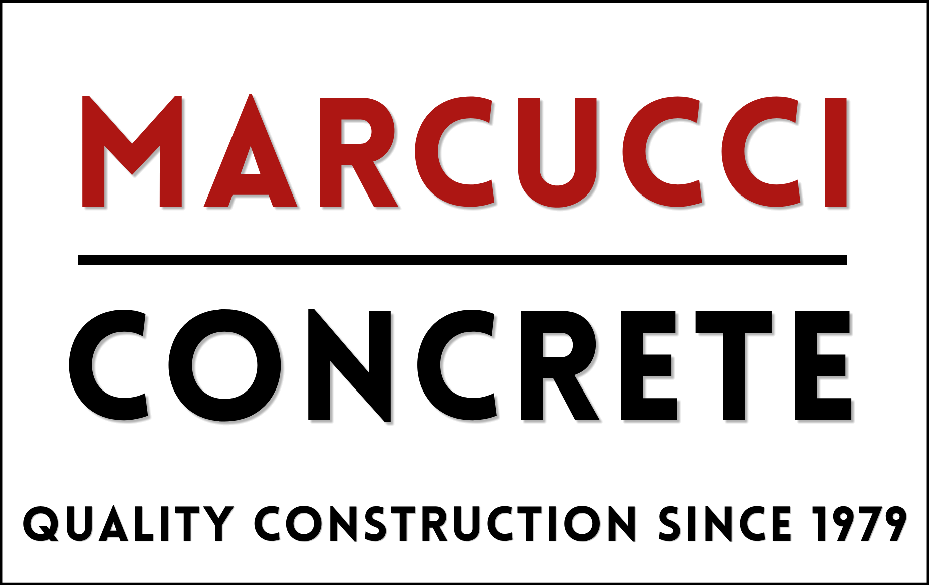 Marcucci & Son Concrete Construction logo
