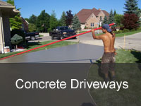 concrete driveways